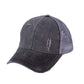Ponytail Hat with Criss Cross Back Solids